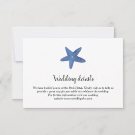 Convites Estrela do mar | Pormenores sobre Casamentos no Oc