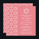 Convites Estrela Judaica Branca De David Bat Mitzvah<br><div class="desc">Estes convites podem ser personalizados para qualquer evento judeu sagrado, incluindo Bat Mitzvah, Bar Mitzvah, Confirmação, Casamento, etc. Adicione seu texto personalizado usando a seção "Editar este modelo de design" ou clique no botão azul "Personalizá-lo" para alterar o estilo e a cor da fonte ou para adicionar uma foto ou...</div>