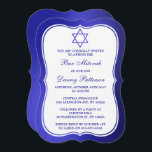 Convites Estrela Judia Metálica Azul De David Bar Mitzvah<br><div class="desc">Estes convites podem ser personalizados para qualquer evento judeu sagrado, incluindo o Bar Mitzvah, Bat Mitzvah, Confirmação, Casamento, etc. Adicione seu texto personalizado usando a seção "Editar este modelo de design" ou clique no botão azul "Personalizá-lo" para alterar o estilo e a cor da fonte ou para adicionar uma foto...</div>