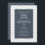Convites Estrela Simples de David Personalizado B'nai Bat B<br><div class="desc">Cartão perfeito para anunciar um bar mitzvah, bat mitzvah ou outra celebração judaica! Mão fez arte para você! TOTALMENTE PERSONALIZÁVEL! Clique em "Personalizar" acima para editar o texto. Clique em "editar usando a ferramenta design" para ajustar as fontes, as cores e os posicionamentos e para excluir o design do verso,...</div>