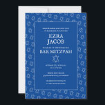 Convites Estrela Simples de David Personalizado B'nai Bat B<br><div class="desc">Cartão perfeito para anunciar um bar mitzvah, bat mitzvah ou outra celebração judaica! Mão fez arte para você! TOTALMENTE PERSONALIZÁVEL! Clique em "Personalizar" acima para editar o texto. Clique em "editar usando a ferramenta design" para ajustar as fontes, as cores e os posicionamentos e para excluir o design do verso,...</div>