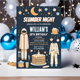 Convites Estrelas adolescentes Sleepover SlumbParty 13