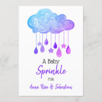 *~* Estrelas Chuva na Nuvem cai Chá de borrão