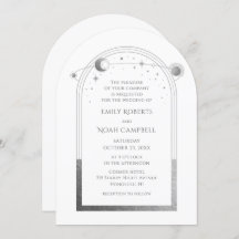 Estrelas da Lua Solar Branca Celestial