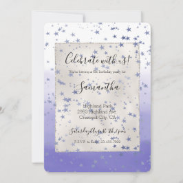Convites Estrelas de Ombre Roxo