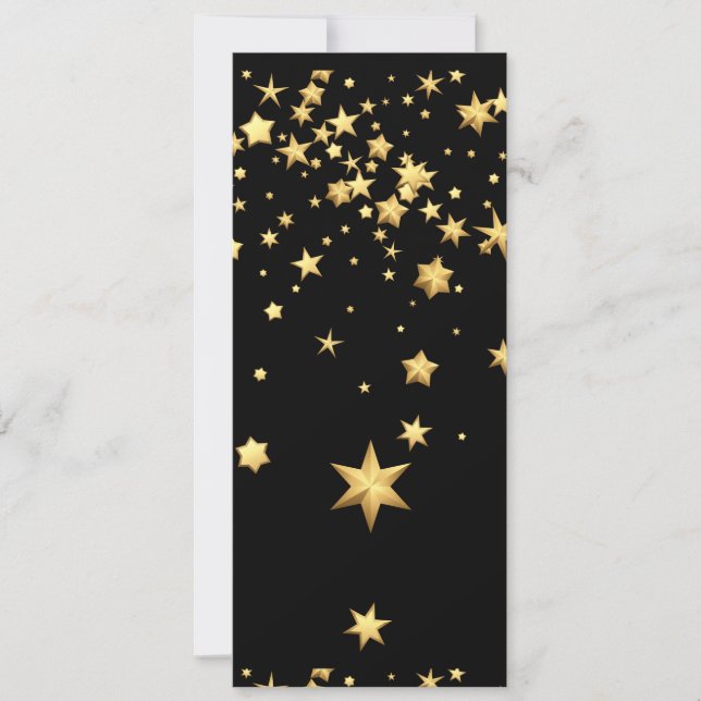 Convites Estrelas do ouro (Frente)