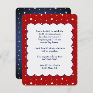 Convites Estrelas do Partido Eleitoral Patriótico