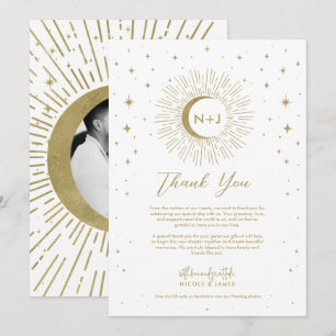 Convites Estrelas Douradas Brancas Gratidão Luar Celestial 
