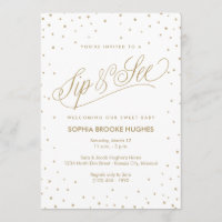 Estrelas Douradas com Espumas Modernas e Chá