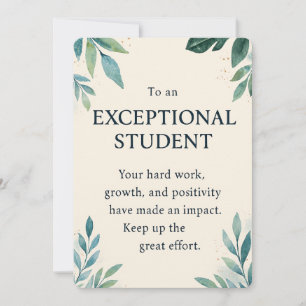 Convites Estudante excepcional - Apprec de professor inspir
