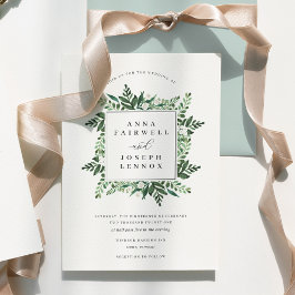 Convites Estufa | Casamento Botânico Elegante