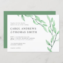 Eteal Verde | Casamento Chic Botanic Leaves