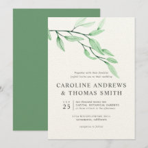 Eteal Verde | Casamento Chic Botanic Leaves