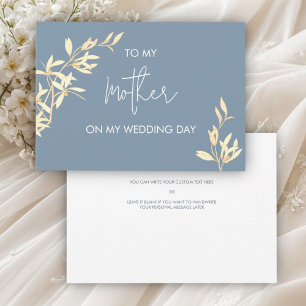 Convites Eterno Floral para minha mãe no dia do casamento