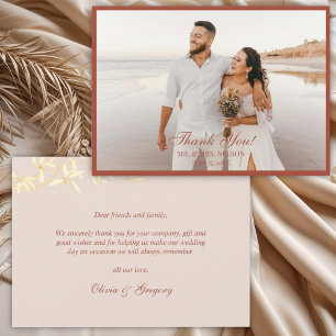 Convites Eterno Floral Russo Obrigado