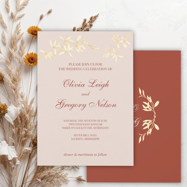 Convites Eterno Floral Rustic Wedding (Criador carregado)