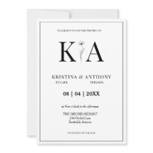 Eterno Vintage Casamento Floral Negro e Branco