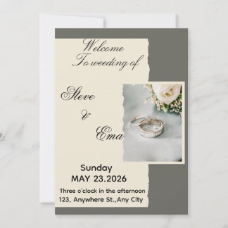 Convites Ethereal Romantic Wedding Invitation | Soft & Time