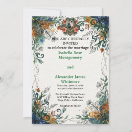Convites Ethereal Watercolor Soft Pastels Elegant Wedding I