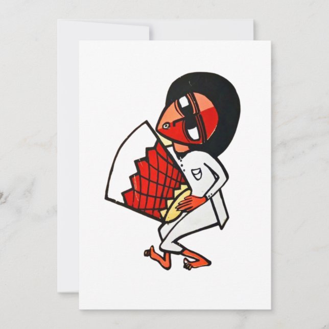 Convites Etiópia Kebero (Frente)