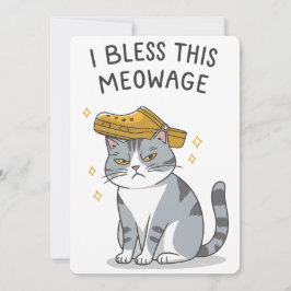Convites Eu Abençoo Este Casamento Meowage Casamento Divert