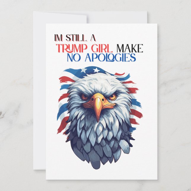 Convites Eu Ainda Sou Uma Garota Idiota Não Faz Desculpas (Frente)