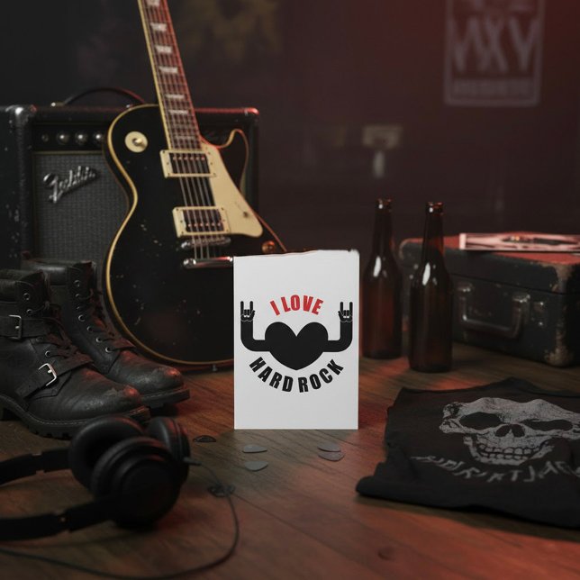Convites Eu Amo Hard Rock (Criador carregado)