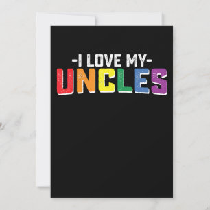 Convites Eu Amo Minha Família Lésbica Gay do Orgulho dos Ti