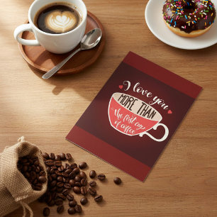 Convites Eu Amo Você Mais Que Café Piada