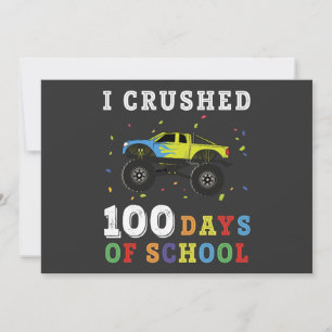 Convites Eu Esmaguei 100 Dias De Escola