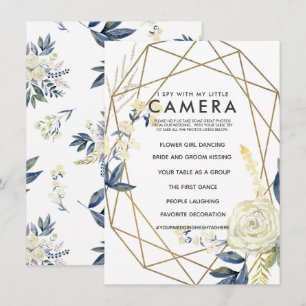 Convites Eu Espio Com O Meu Jogo De Casamento De Câmera