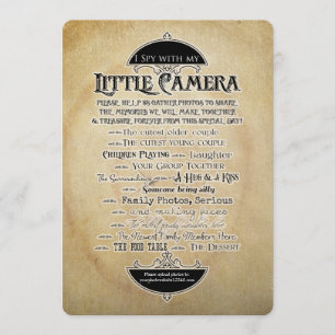 Convites Eu espio o jogo tipográfico da reunião de família