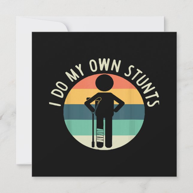 Convites eu faço minhas próprias cenas de ação (Frente)