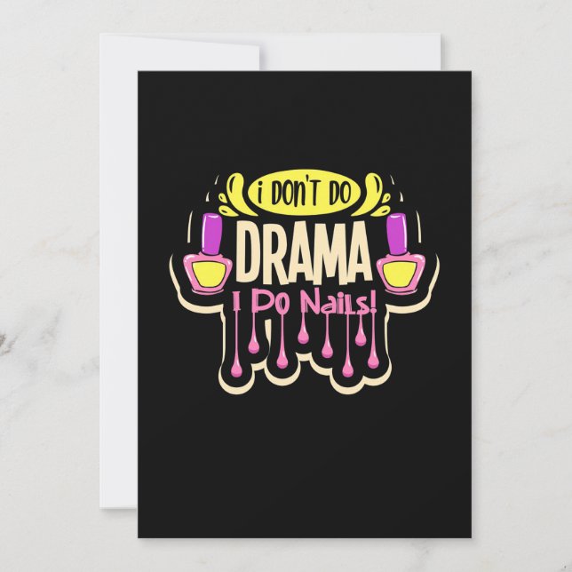 Convites Eu Faço Unhas (Frente)