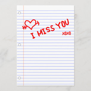 Convites eu falto-o: papel do caderno