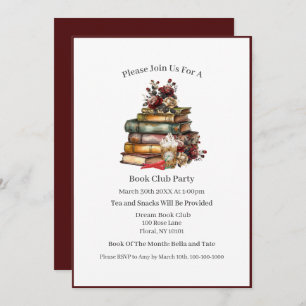 Convites Eu gosto dos meus livros picantes e da minha gelad