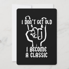 Convites Eu me torno um clássico