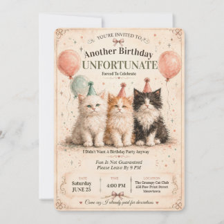 Convites Eu Não Gosto da Minha Festa de Aniversário