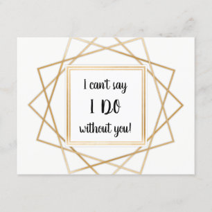 Convites Eu não posso dizer que eu faço sem você madrinha d