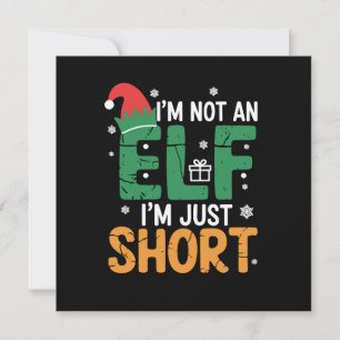 Convites Eu Não Sou Um Elf Apenas Um Pequeno Natal Engraçad