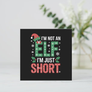 Convites Eu Não Sou Um Elf Apenas Um Pequeno Natal Engraçad