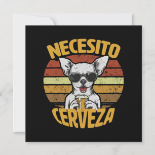 CONVITES EU PRECISO DE UMA CERVEJA DE CHIHUAHUA FOFA