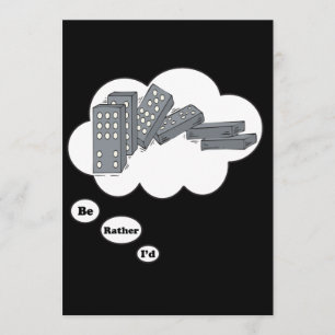 Convites Eu preferencialmente estaria jogando os dominós 4