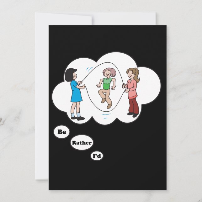 Convites Eu preferencialmente seria a corda de salto 4 (Frente)