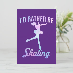 Convites Eu Preferiria Estar Patinando