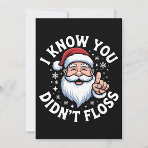Convites Eu Sei Que Você Não Usou Fio Dental Natal Dentista