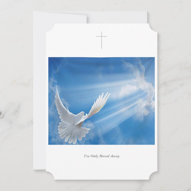 Convites Eu só me movi para longe (Frente)