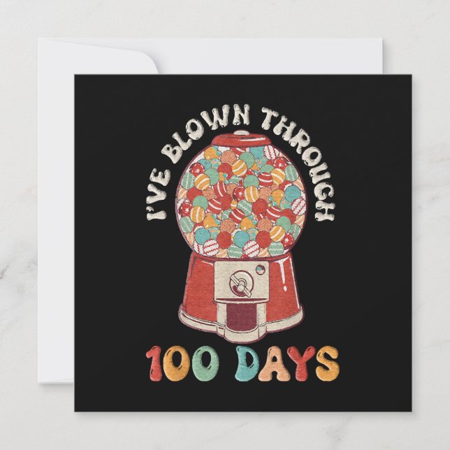 Convites Eu Soprei 100 Dias (Frente)
