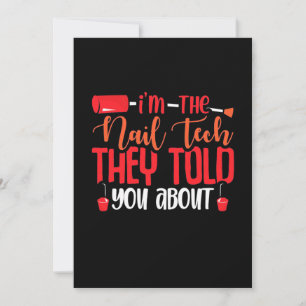 Convites Eu Sou a Técnica de Unhas