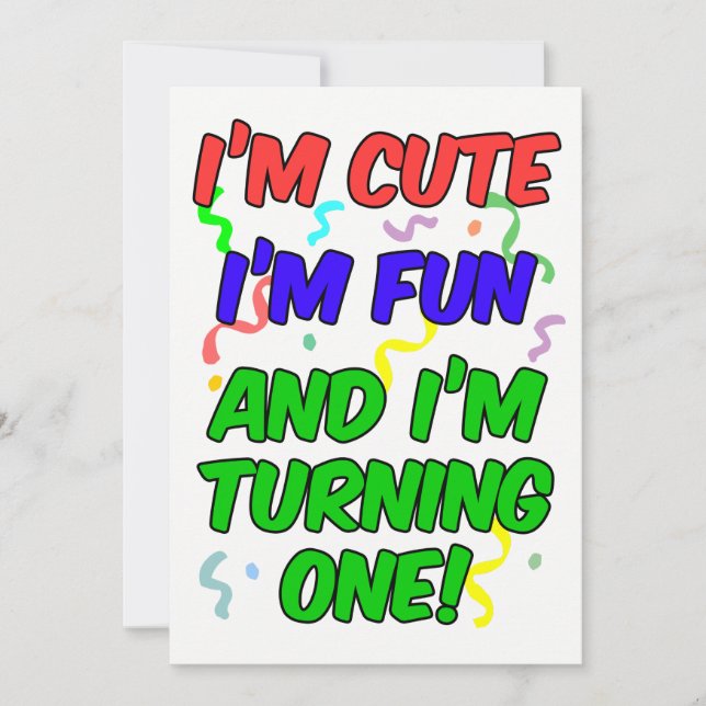 Convites Eu sou giro, estou me divertindo, estou me transfo (Frente)